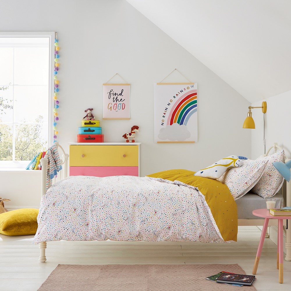 Galaxy Unicorn Cotton Bedding Set by Joules in Multi